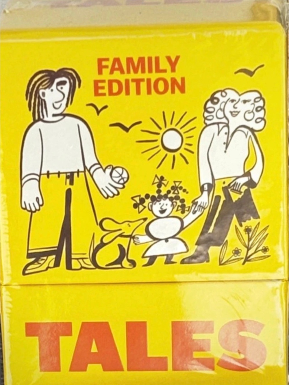 TALES Family Edition Family Card Game NWT Yellow
